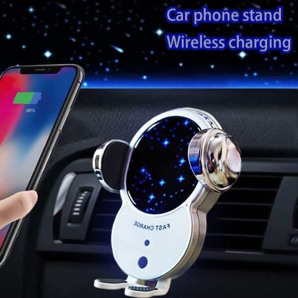 Wireless Car Charger, CHGeek 15W Fast Auto Clamping Car Charger Phone Holder