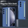 Thin And Slim Phone Case, Suitable For Samsung Galaxy Z Fold5 Fold4 Fold3 Fold, With Stylus Pen And Built-in Tempered Glass HD Screen Protector