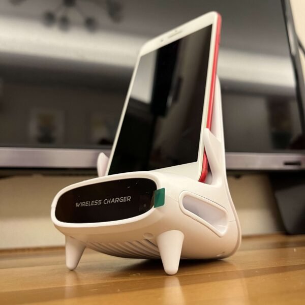 Cell Phone Wireless Charger Stand, 15W Fast Charging Fast, Charging Dock Station Desktop Phone Holder For Samsung, IPhone 14 13 12