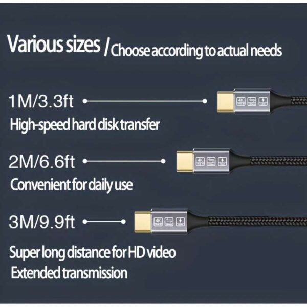 Type-c Transfer Cable Data Cable Mobile Phone Charging Cable Data Transmission Cable