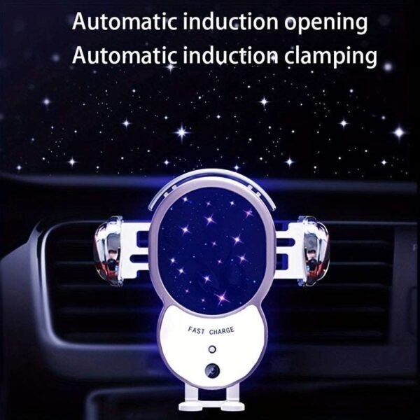 Wireless Car Charger, CHGeek 15W Fast Auto Clamping Car Charger Phone Holder