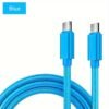 5A 60W USB C To Type C Cable USB PD Fast Charging Charger Cable With LED Display Wire Cord USB-C 5A TypeC USBC Cable For Macbook Pro Air Laptop, For IPhone 15 Pro Max Samsung Mobile Phone Data Cable