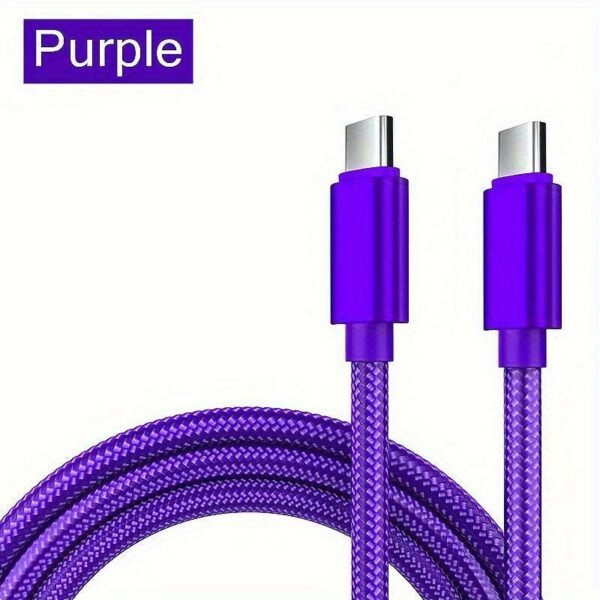 5A 60W USB C To Type C Cable USB PD Fast Charging Charger Cable With LED Display Wire Cord USB-C 5A TypeC USBC Cable For Macbook Pro Air Laptop, For IPhone 15 Pro Max Samsung Mobile Phone Data Cable