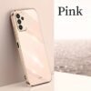 For Samsung Galaxy S23 FE S23 S23 Plus S23 Ultra Shockproof Straight Edge Electroplated Phone Case