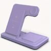 TIMESS-Foldable 3 in 1 fast charging station, 15W Wireless Charger Stand for iPhone 15,14,13,12,11/Pro/Max/Mini/Plus, X, XR, XS/Max, SE,8/Plus, suitable for iWatch 1-9, suitable for Airpods 3/2/Pro