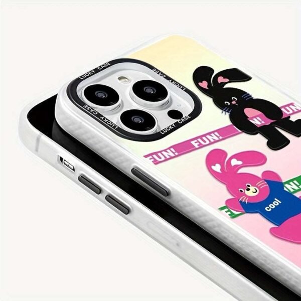 Cartoon Rabbit Pattern TPU Phone Case, Compatible With MagSafe, Suitable For IPhone 15/14/13 Pro Max