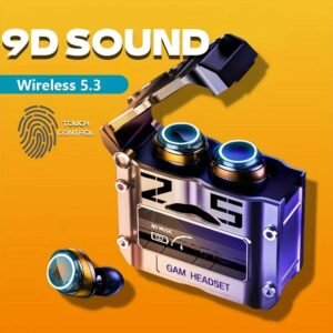 TWS Wireless Earphones With BT 5.3, Touch Control, And LED Digital Display - Noise Reduction For High-Quality Music And Gaming On Smartphones, Wireless Earbuds, Steampunk TWS Ear In-Ear Headphones For Gaming, Meeting And Sports