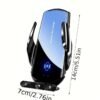 15W Car Wireless Charger Magnetic Fast Charging Station Air Vent Stand Car Phone Holder Mount For IPhone 14 13 12 Samsung Xiaomi