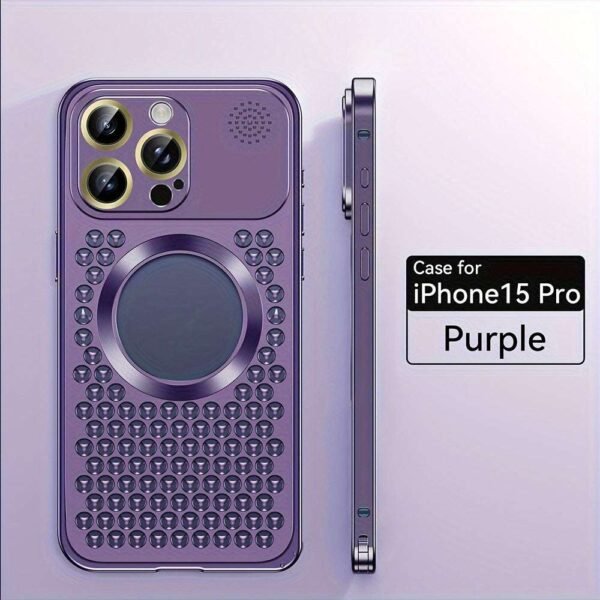 Metal Printed Phone Case For IPhone 15/15 Plus/15 Pro/15 ProMax, Cooling Shell, Creative Gift For IPhone 14/14 Plus/14 Pro/14 ProMax, Gift For Easter Day, Christmas, Halloween, Friend Or Yourself