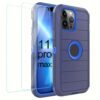 For IPhone 15/14/13/12/11/XR/Mini/Pro/Plus/Pro Max Case With Screen Protector, Support Wireless Charging, Heavy Duty Drop Protection, Full-Body Rugged Durable Three-Layer Construction Phone Case