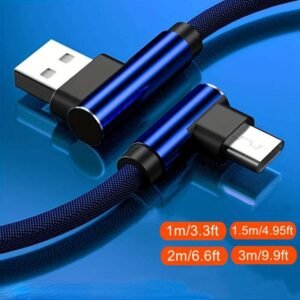 Fast Charging USB Type C Cable 39.37 Inch/59.06 Inch/78.74 Inch/118.11 Inch Data Cable Suitable For Samsung Xiaomi OPPO Vivo Charging Cable