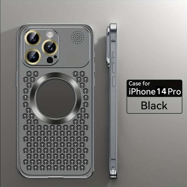 Metal Printed Phone Case For IPhone 15/15 Plus/15 Pro/15 ProMax, Cooling Shell, Creative Gift For IPhone 14/14 Plus/14 Pro/14 ProMax, Gift For Easter Day, Christmas, Halloween, Friend Or Yourself