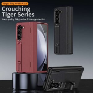New Model On The Market. Suitable For Samsung Galaxy Z Fold 5/4/3 Business Phone Case. With Central Shaft Protection. With High-definition Transparent Tempered Film. Invisible Ring Holder. Just Developed. New Style On The Market.