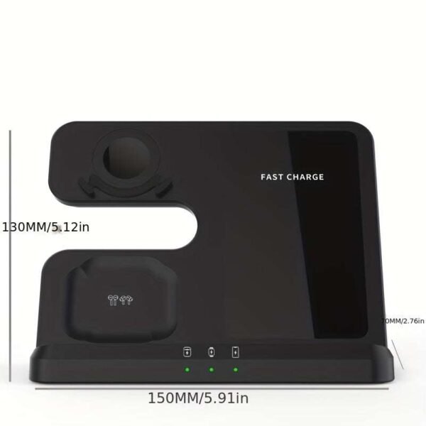 2023 New Wireless Charger 3 In 1 For Samsung Charging Station For Galaxy S23 S22 S21 S20 Ultra FE/Note 20 10 9/Z Flip Fold Series, Galaxy Watch 5 Pro/5/4/3/Active 2/1, Buds+/Pro/Live