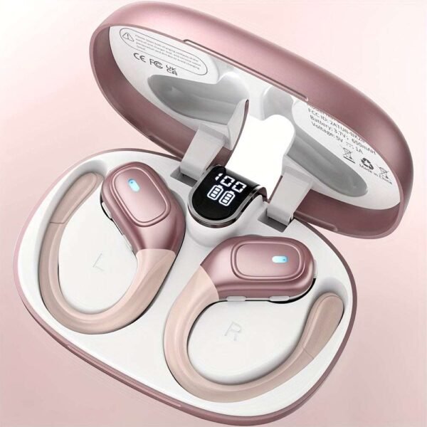 Wireless Earbuds, Ture Wireless 5.3 Earbuds, 75H Playtime Headphones With LED Digital Display & CVC 8.0 Noise Cancelling Mic In-Ear Earphone