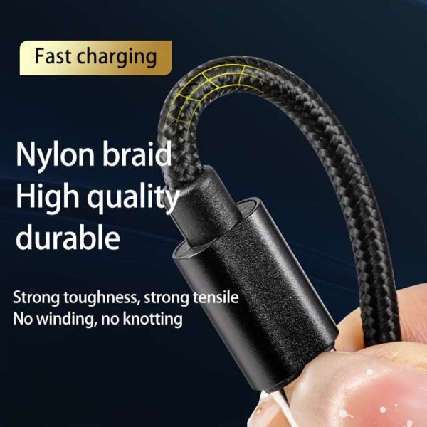 USB Type C Cable Fast Charging Data Cord For Samsung, Redmi, OnePlus Mobile Phone Charging Cable