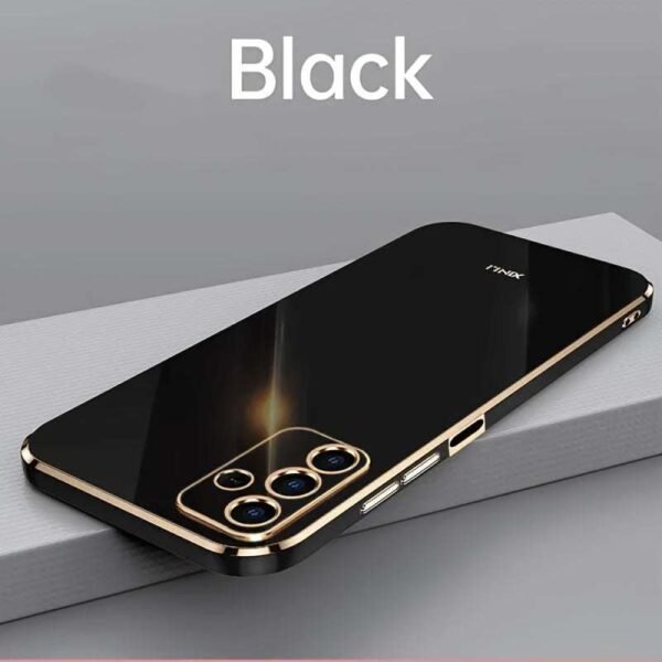 For Samsung Galaxy S23 FE S23 S23 Plus S23 Ultra Shockproof Straight Edge Electroplated Phone Case