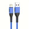 3.3ft/6.6ft/9.9ft Nylon High-Speed USB Fast Charging Data Cable For Iphone 14 13 12 11 Pro Max X XR XS 8 7 For MacBook, IPad, IPad Air, Airpods