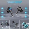 1pc Wireless BT Earbuds Noise Reduction Headphones HiFi Stereo Earphones In-Ear Headset With Mic And LED Power Display Charging Case For Women & Men