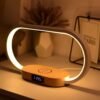 10W Multifunctional Wireless Charging Station, Watch, LED Desk Lamp, Night Light, USB Port, For IPhone/Samsung/Xiaomi Mobile Phone Fast Charging Station