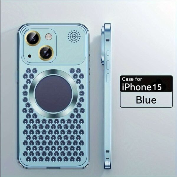 Metal Printed Phone Case For IPhone 15/15 Plus/15 Pro/15 ProMax, Cooling Shell, Creative Gift For IPhone 14/14 Plus/14 Pro/14 ProMax, Gift For Easter Day, Christmas, Halloween, Friend Or Yourself