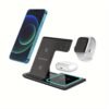 Hot sale 3-in-1 wireless charger, double coil mobile phone wireless charging