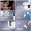 In ear wireless earphones with HIFI sound quality, true wireless all-round stereo earphones with low delay, automatic connection, high-definition noise reduction, large battery life, and LED digital display of battery life