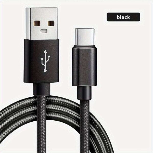 USB Type C Cable Fast Charging Data Cord For Samsung, Redmi, OnePlus Mobile Phone Charging Cable