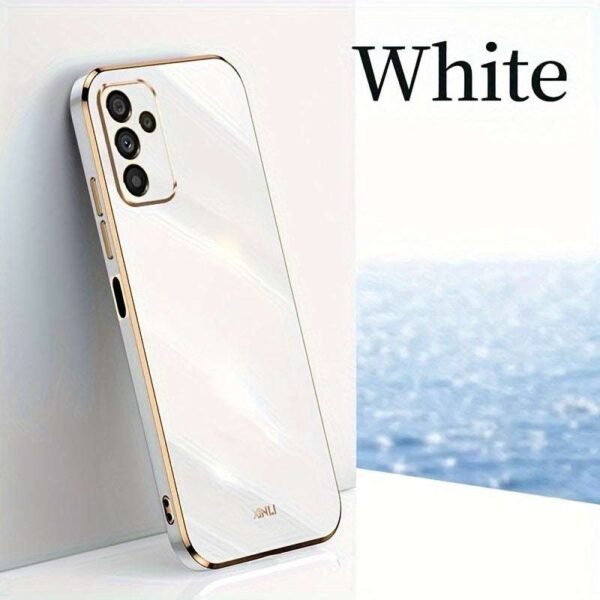 For Samsung Galaxy S23 FE S23 S23 Plus S23 Ultra Shockproof Straight Edge Electroplated Phone Case
