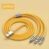 1pc/2pcs/3pcs Multi-Charging Cable 3-In-1 Type-C Data Ultra-Fast Charging Cable For Iphone/Type-C/Samsung/Xiaomi And More MFI Certificate