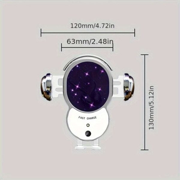 Wireless Car Charger, CHGeek 15W Fast Auto Clamping Car Charger Phone Holder