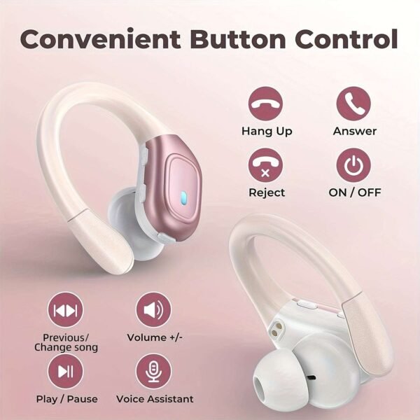 Wireless Earbuds, Ture Wireless 5.3 Earbuds, 75H Playtime Headphones With LED Digital Display & CVC 8.0 Noise Cancelling Mic In-Ear Earphone