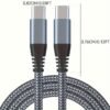 833c90b6b56ab0b326bc35ea81b14e10-1.jpg USB C To USB C Charger Cable 60W 3 Packs 3.3 Ft 6.6 Ft 10 Ft Type C Charging Cable Cable 3A Fast Charging USBC To USBC Cable, Nylon Braided Aluminum Data Cable For Samsung S23 S22 S21 Note 20 Ultra, IPad Pro 12.9 Air Mini MacBook Air