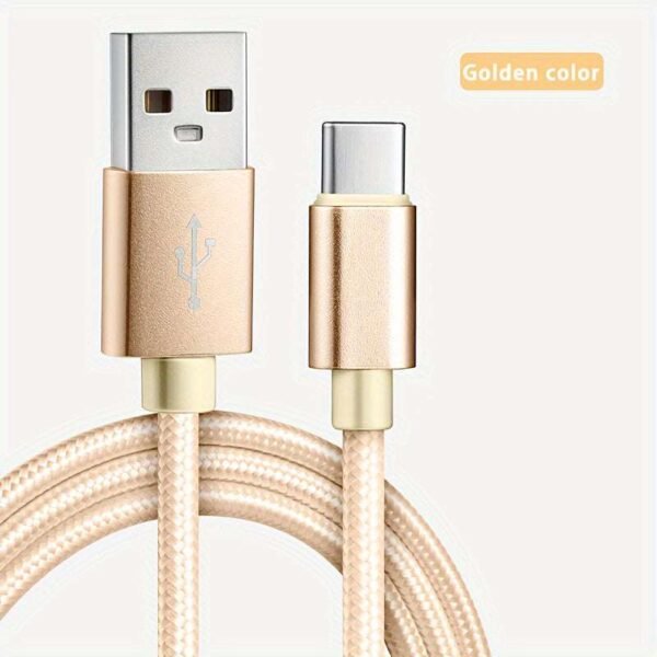 USB Type C Cable Fast Charging Data Cord For Samsung, Redmi, OnePlus Mobile Phone Charging Cable