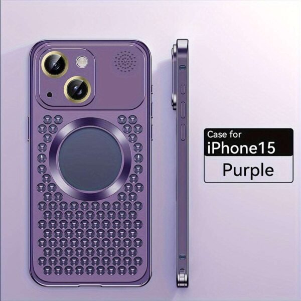 Metal Printed Phone Case For IPhone 15/15 Plus/15 Pro/15 ProMax, Cooling Shell, Creative Gift For IPhone 14/14 Plus/14 Pro/14 ProMax, Gift For Easter Day, Christmas, Halloween, Friend Or Yourself