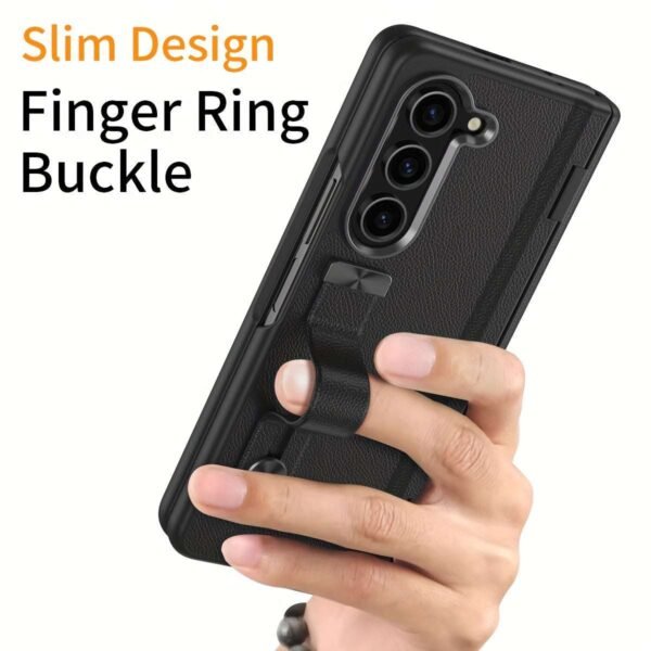 New Model On The Market. Suitable For Samsung Galaxy Z Fold 5/4/3 Business Phone Case. With Central Shaft Protection. With High-definition Transparent Tempered Film. Invisible Ring Holder. Just Developed. New Style On The Market.