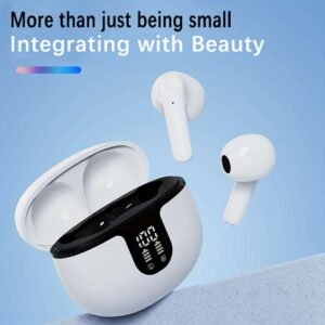 In ear wireless earphones with HIFI sound quality, true wireless all-round stereo earphones with low delay, automatic connection, high-definition noise reduction, large battery life, and LED digital display of battery life