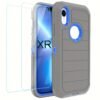 For IPhone 15/14/13/12/11/XR/Mini/Pro/Plus/Pro Max Case With Screen Protector, Support Wireless Charging, Heavy Duty Drop Protection, Full-Body Rugged Durable Three-Layer Construction Phone Case
