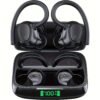 Wireless Earbuds Built in Noise Reduction Mic Clear Calls Headphones LED Power Display Charging Case Light Weight Earphones for Sports Workout
