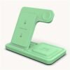 TIMESS-Foldable 3 in 1 fast charging station, 15W Wireless Charger Stand for iPhone 15,14,13,12,11/Pro/Max/Mini/Plus, X, XR, XS/Max, SE,8/Plus, suitable for iWatch 1-9, suitable for Airpods 3/2/Pro