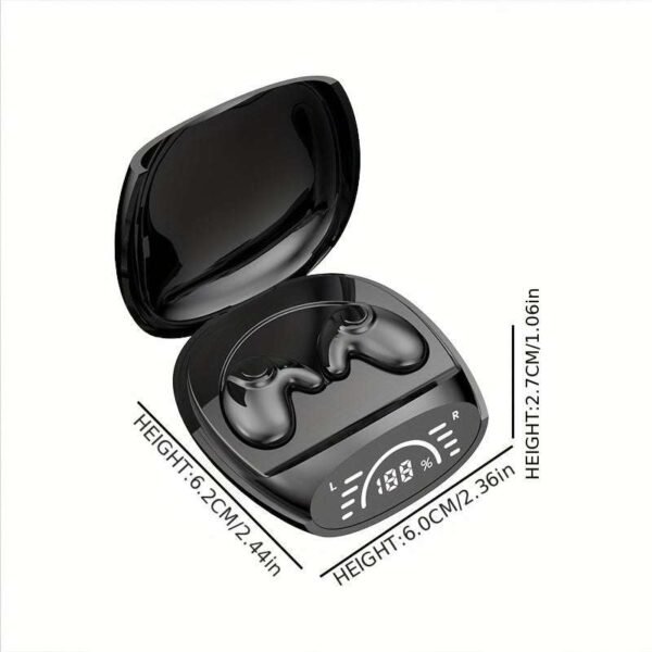 Invisible Sleep Wireless Earphone Waterproof WirelessEarbuds Headphones 5.3 Wireless Hanging Ear BT EarphonesHigh Sound Quality Super Long Battery Life Large CapacitySports Essential