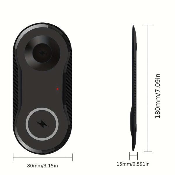 Dual Wireless Charging Pad For Samsung S23 Ultra Plus S22 S21 S20 Note 20 10 Z Flip 4/3 Z Fold 2 In 1 Fast Wireless Charger Mat For Samsung Galaxy Watch 5/5 Pro/4/3 Galaxy Buds