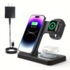 Wireless Charger, Charging Station 3 In 1, Fast Wireless Charger Stand For IPhone 14/13/12/11/Pro/Max/Plus/XS/XR/X/8, For IWatch 8/7/6/5/4/3/2/SE & AirPods