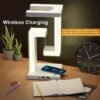 Smartphone Wireless Charging LED Desk Lamp - 10W Floating Light With Touch Switch, USB Type-C Interface, Home Romantic Decoration & Luxury Gift