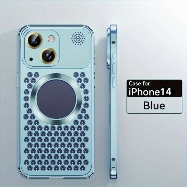 Metal Printed Phone Case For IPhone 15/15 Plus/15 Pro/15 ProMax, Cooling Shell, Creative Gift For IPhone 14/14 Plus/14 Pro/14 ProMax, Gift For Easter Day, Christmas, Halloween, Friend Or Yourself