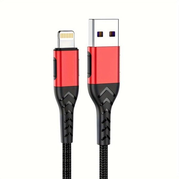 3.3ft/6.6ft/9.9ft Nylon High-Speed USB Fast Charging Data Cable For Iphone 14 13 12 11 Pro Max X XR XS 8 7 For MacBook, IPad, IPad Air, Airpods