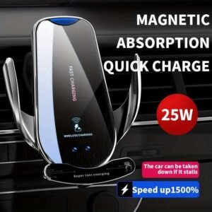 Car Phone Holder 25W Fast Wireless Charger Automatic Intelligent Infrared Air Vent Mount Charging for All Smartphone