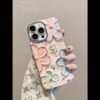 Oil Painting Flowers Suitable For IPhone 15 Pro/14 Pro Max/13/12 Pro Max/11 Lens Full Coverage High-end New Anti-fall Protective Case