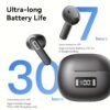 Waterproof IP54 Digital Display ENC Noise Reduction TWS Wireless Bluetooth Earphones For Android And Iphone Phones And Computers