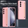 Thin And Slim Phone Case, Suitable For Samsung Galaxy Z Fold5 Fold4 Fold3 Fold, With Stylus Pen And Built-in Tempered Glass HD Screen Protector